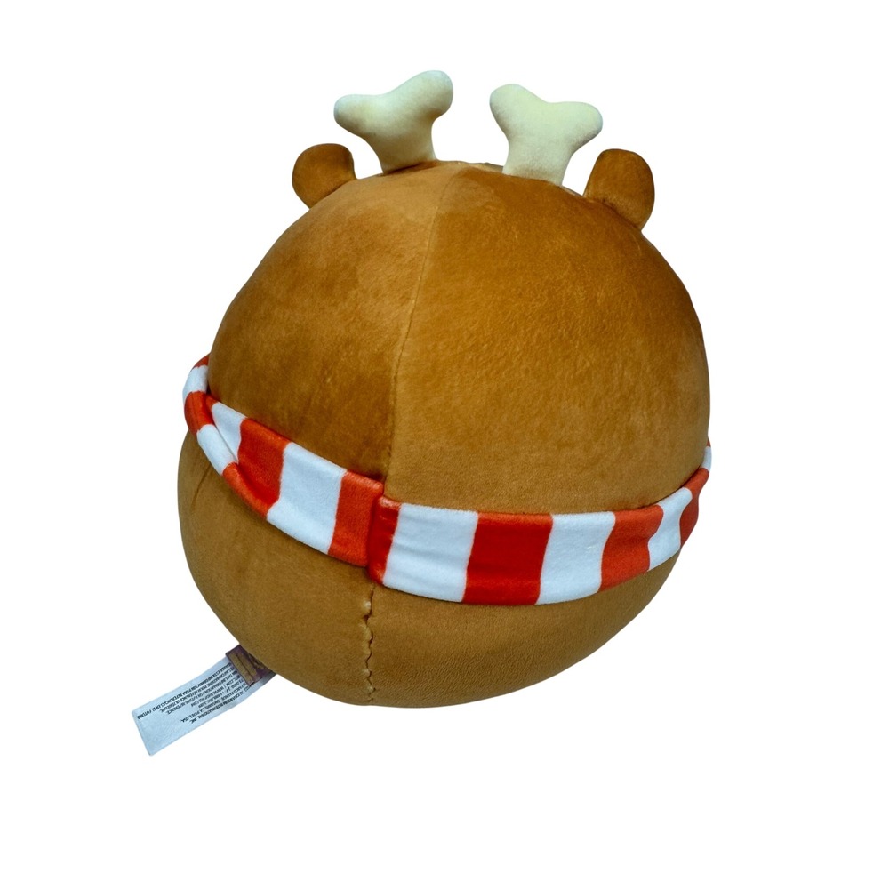 HoneyMaru Reindeer Plush Christmas Kawaii Stuffed Animal Red Scarf Quantum - Picture 3 of 5